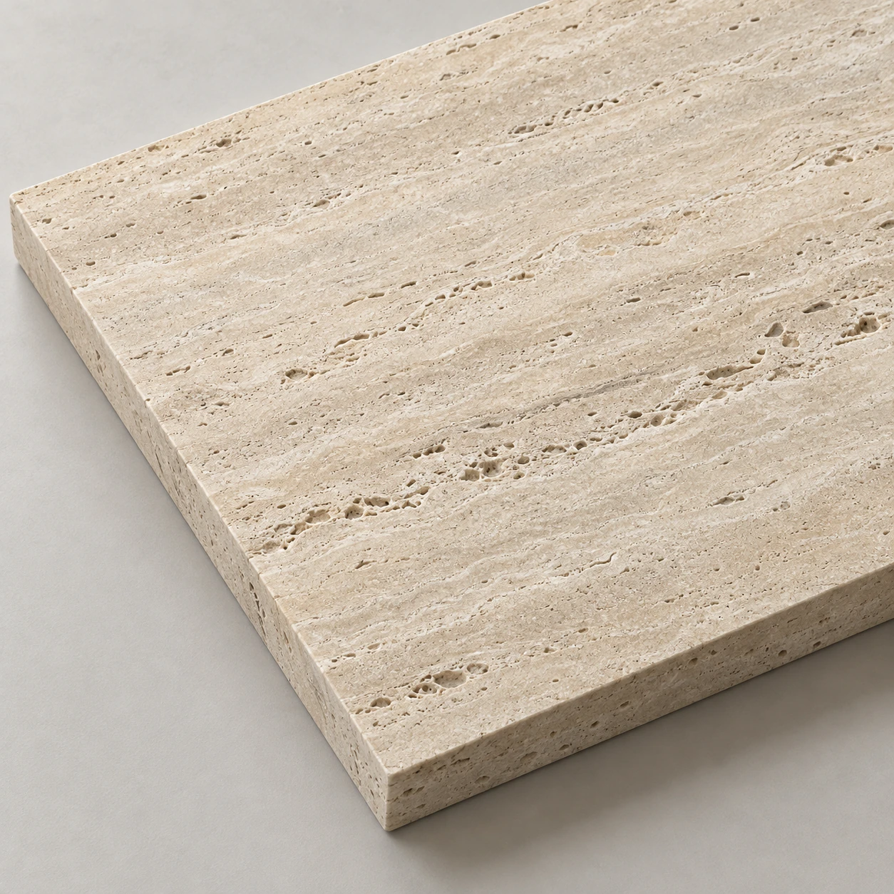 Travertine slab